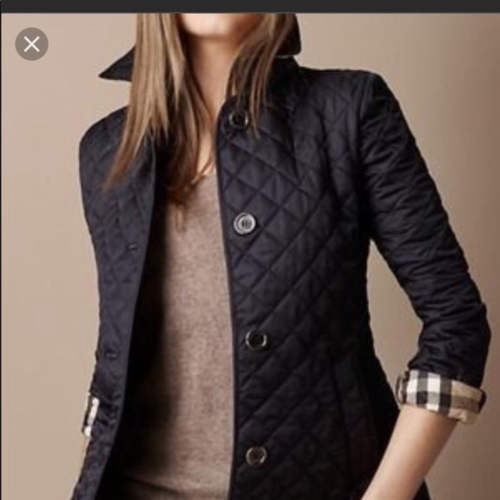 Burberry Brit Ashurst quilted jacket in black